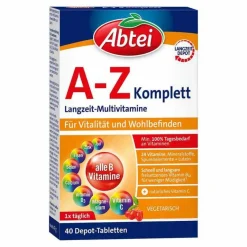 New A-Z Komplett Tabletten, 40 St Multivitamine