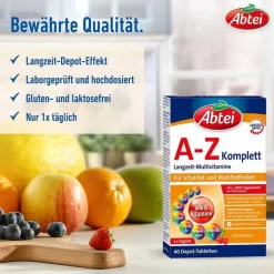 New A-Z Komplett Tabletten, 40 St Multivitamine