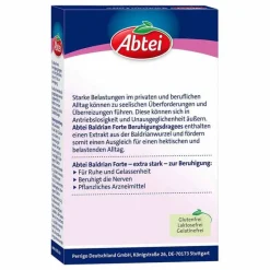 New Abtei Baldrian Forte Beruhigungsdragees, 30 St