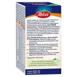 Abtei Kinder Multivitamin + Mineralst.DACH Schmelztab., 75 St