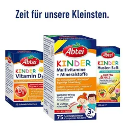 Abtei Kinder Multivitamin + Mineralst.DACH Schmelztab., 75 St