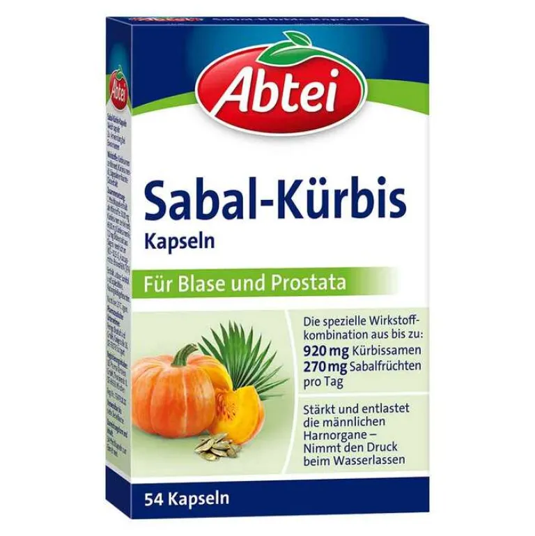 Clearance Abtei Sabal Kürbis Kapseln, 54 St