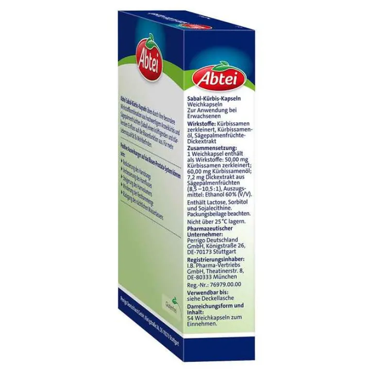 Clearance Abtei Sabal Kürbis Kapseln, 54 St