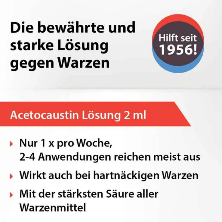 Acetocaustin® Lösung Warzenmittel, 2 ml