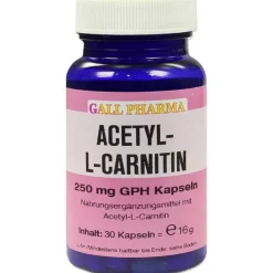 New Hecht Pharma Acetyl-L-Carnitin 250 mg GHP Kapseln, 30 St