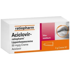 Online Ratiopharm Aciclovir Lippenherpes, 2 g