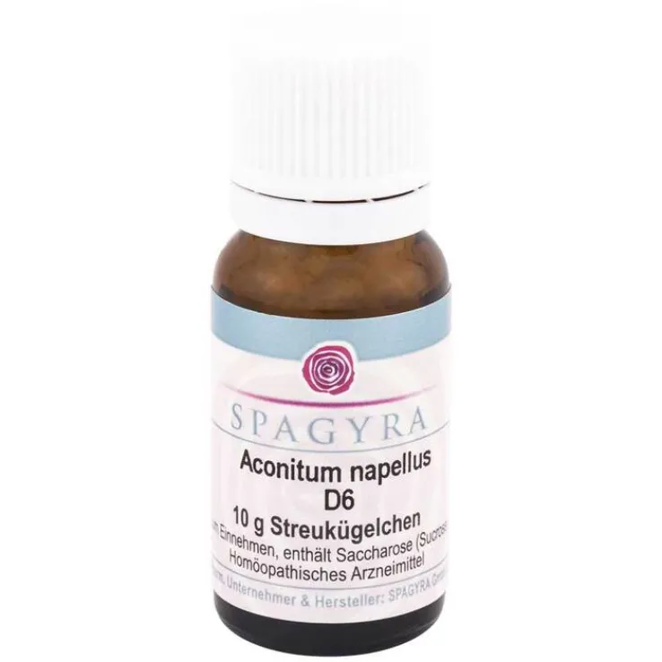 Aconitum napellus D 6 Globuli, 10 g