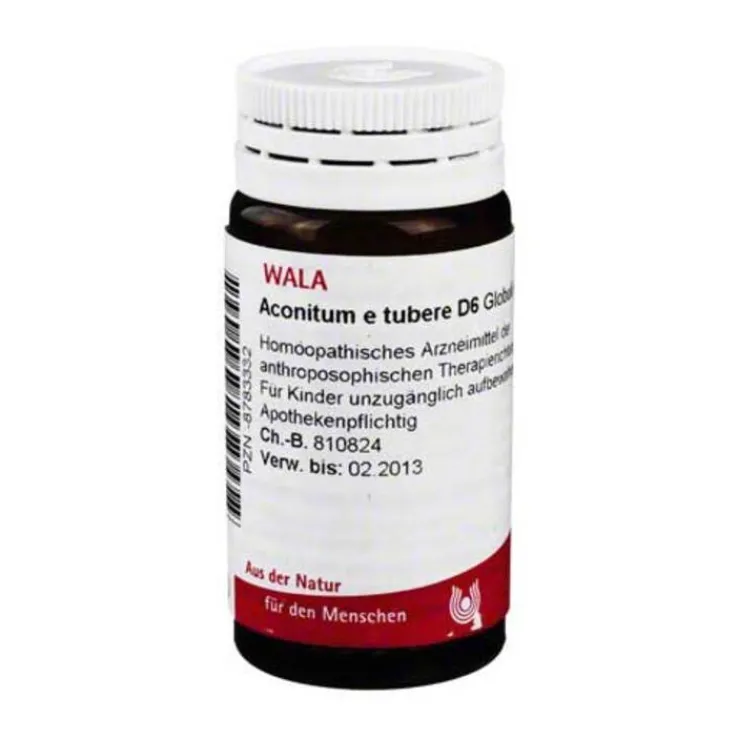 Aconitum tubere D 6 Globuli, 20 g