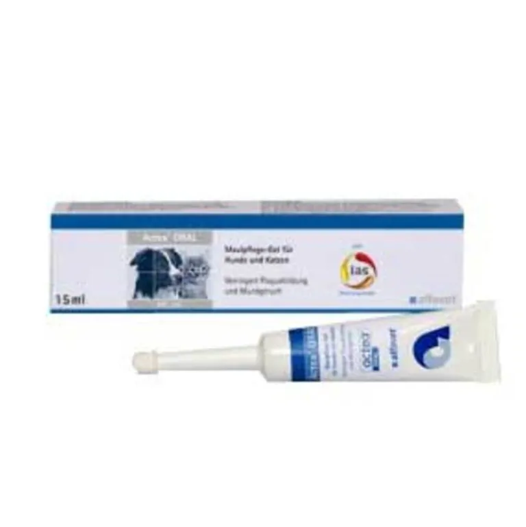 New Alfavet Actea Oral Maulpflegegel für Hunde und Katzen, 15 ml