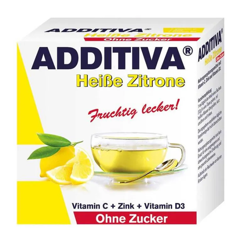 Clearance Additiva heiße Zitrone ohne Zucker Sachets, 100 g