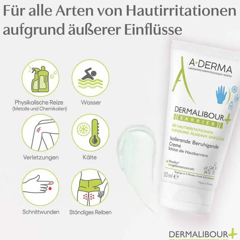 Outlet Dermalibour + Barrier isolierende Creme, 50 ml Empfindliche Haut|Trockene & Sensible Haut