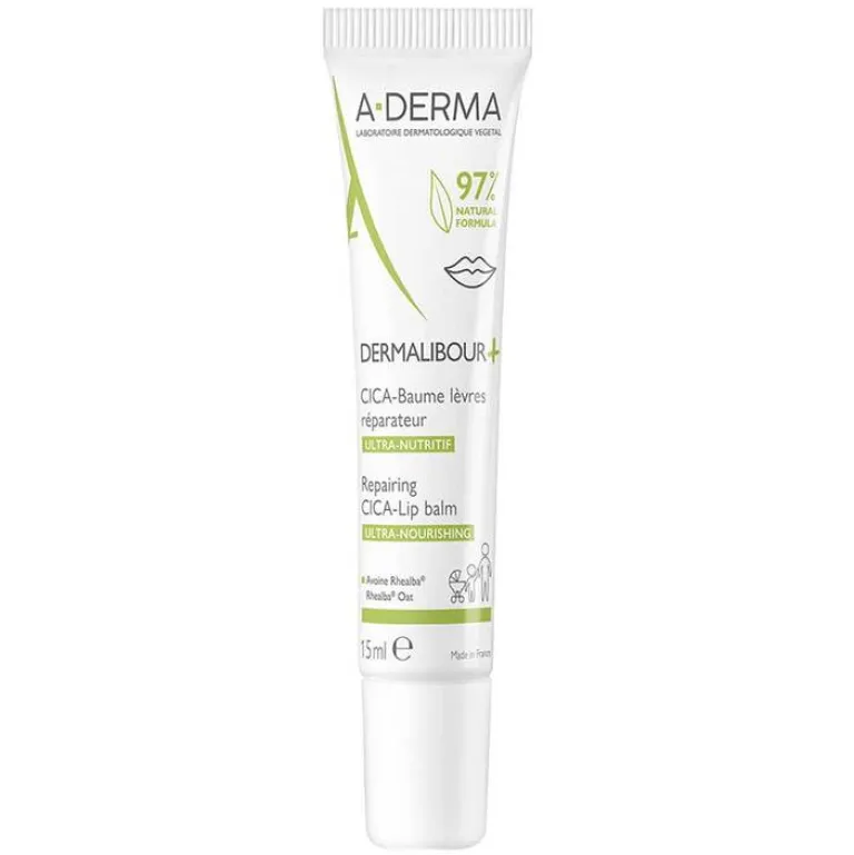 Clearance Dermalibour + Cica Lippenbalsam, 15 ml Lippenpflege