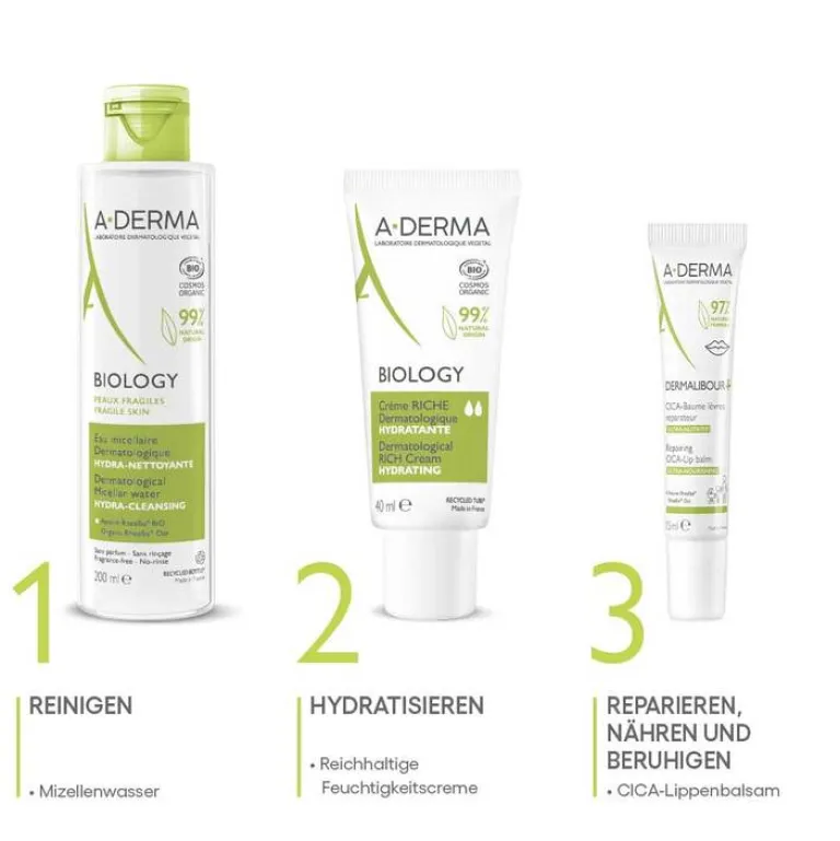 Clearance Dermalibour + Cica Lippenbalsam, 15 ml Lippenpflege