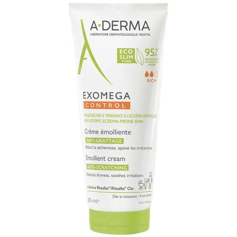 New A-Derma Exomega Control Creme rückfettend, 200 ml