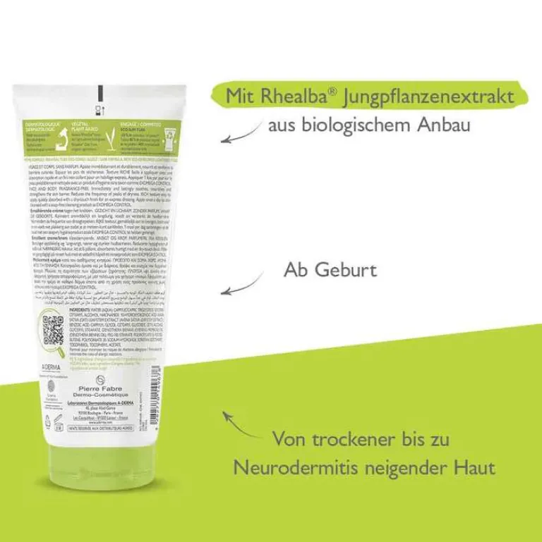 New A-Derma Exomega Control Creme rückfettend, 200 ml