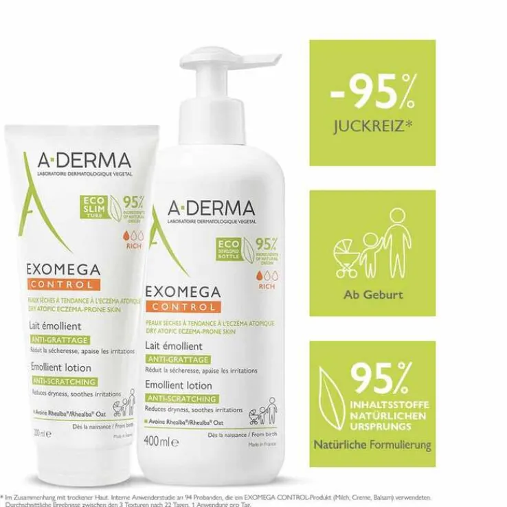 A-Derma Promo-Kit Exomega Milch + Spray, 1 St