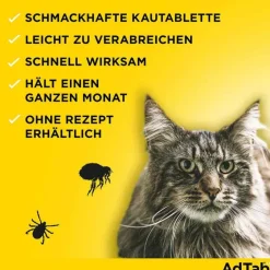 Discount Adtab ™ Kautabletten für Katzen 48 mg über 2 bis 8 kg, 3 St