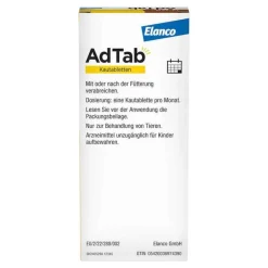 Discount Adtab ™ Kautabletten für sehr kleine Hunde 56 mg 1,3 bis 2,5 kg, 3 St
