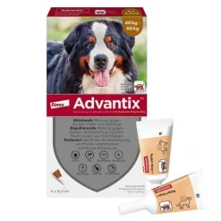 Advantix Spot-on Lösung z.Auftr.a.d.H.für Hund 40 - 60 kg, 4X6.0 ml