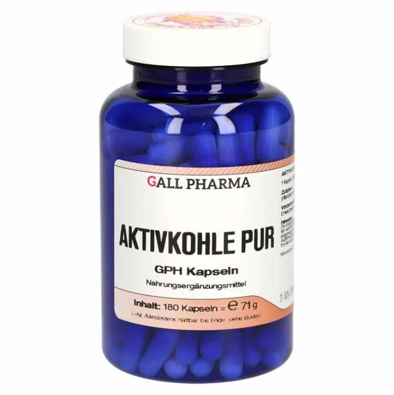 Sale Aktivkohle Kapseln Pur GPH, 180 St