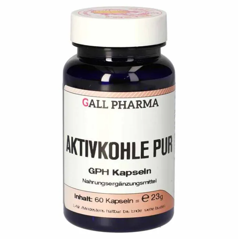 Discount Aktivkohle Kapseln Pur GPH, 60 St
