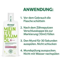 New Mein Teebaumöl antibakterielle Mundspülung, 500 ml Mundspülung