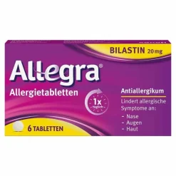 Discount Allegra Allergietabletten 20 mg Tabletten, 6 St