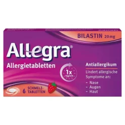 Discount Allegra Allergietabletten 20 mg Schmelztabletten, 6 St