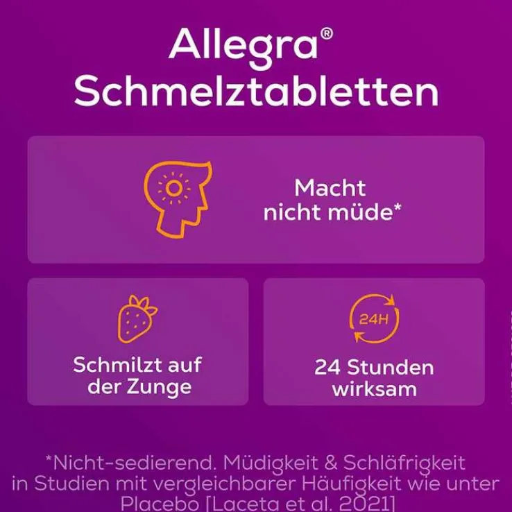 Allegra Allergietabletten Kinder 10 mg Schmelztabletten, 20 St