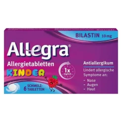 Online Allegra Allergietabletten Kinder 10 mg Schmelztabletten, 6 St