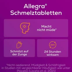 Online Allegra Allergietabletten Kinder 10 mg Schmelztabletten, 6 St