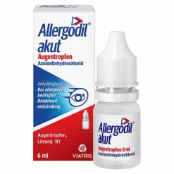 Sale akut Augentropfen mit Azelastin, 6 ml Augentropfen Bindehautentzündung|Augentropfen Allergie