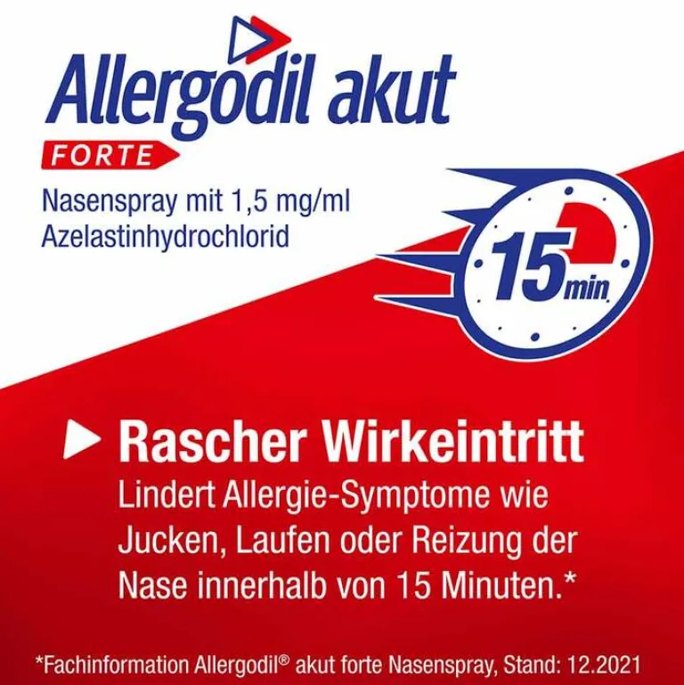 Online akut FORTE Nasenspray mit Azelastin, 10 ml Nasenspray Allergie|Allergie Medikamente