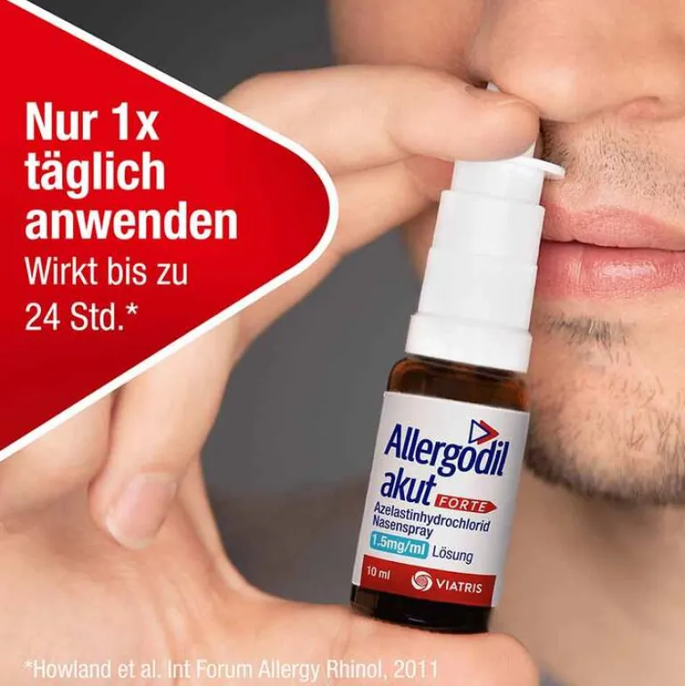 Online akut FORTE Nasenspray mit Azelastin, 10 ml Nasenspray Allergie|Allergie Medikamente