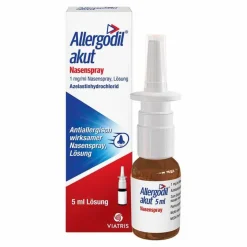 Best akut Nasenspray mit Azelastin, 5 ml Nasenspray Allergie|Allergie Medikamente