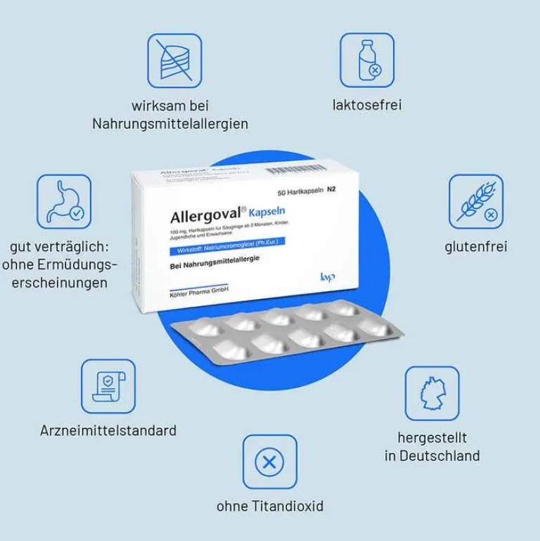 New Allergoval® Kapseln, 50 St Allergie Medikamente|Allergie Tabletten