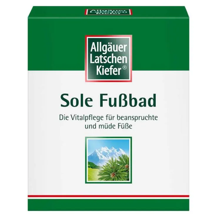 Allgäuer Latschenkiefer Sole Fußbad, 10X10 g