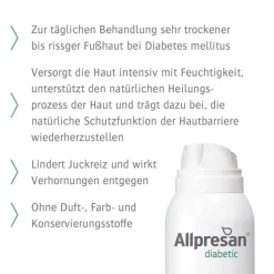 Allpresan diabetic Fuß Intensiv Schaum, 125 ml