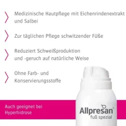 Allpresan Fuß spezial schwitzende Füße Nr.5, 125 ml