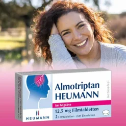 Best Almotriptan bei Migräne 12,5 mg Filmtabletten, 2 St Migräne Tabletten