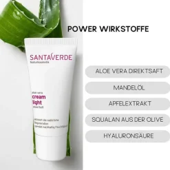 Clearance Aloe Vera creme light ohne Duft, 30 ml Gesichtspflege