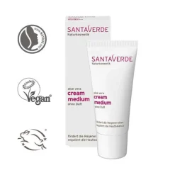 Clearance Santaverde Aloe Vera Creme medium ohne Duft, 30 ml
