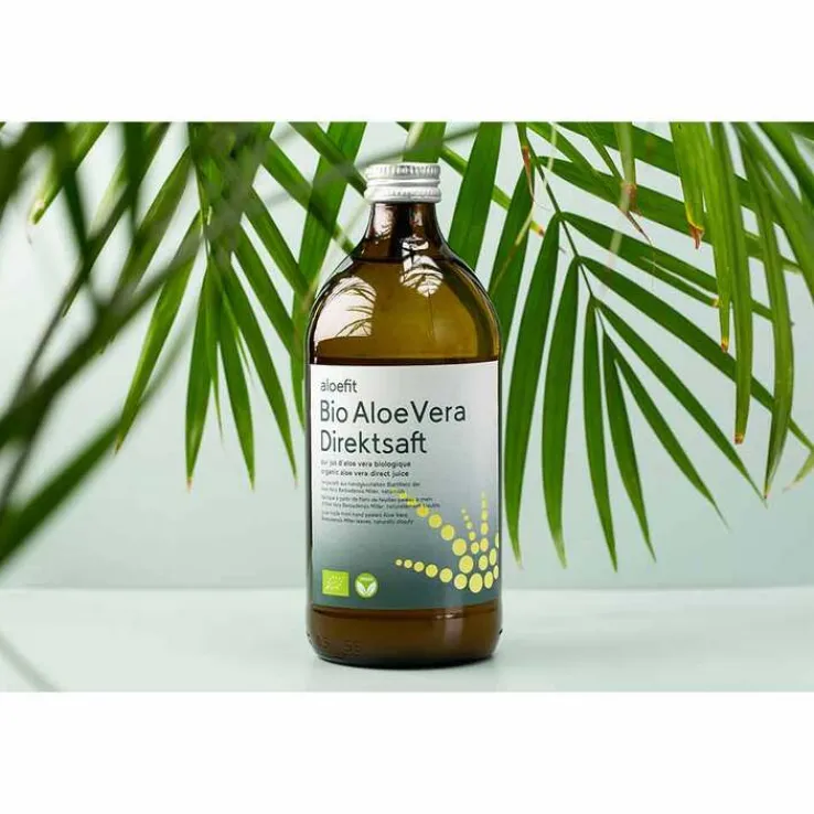 Aloefit Bio Aloe Vera Direktsaft, 500 ml