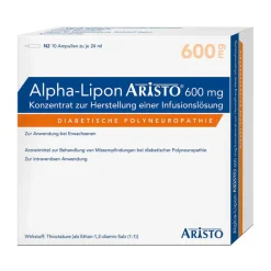 Best Aristo Alpha Lipon 600 mg Konzentrat zur Herstellung einer Infusionslösung, 10X24 ml