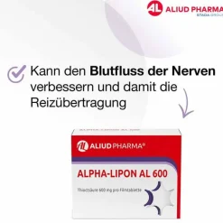 Clearance ALPHA-LIPON AL 600 Filmtabletten, 100 St Medikamente|Alpha Liponsäure