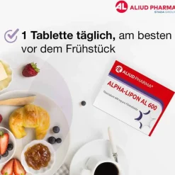 Clearance ALPHA-LIPON AL 600 Filmtabletten, 100 St Medikamente|Alpha Liponsäure