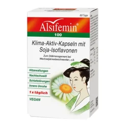 Online Alsifemin 100 Klima Aktiv mit Soja-Isoflavonen Kapseln, 60 St