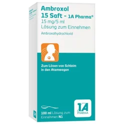 New 1A Pharma Ambroxol 15 Saft , 100 ml