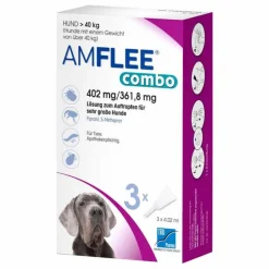 Sale combo 402/361,8 mg Lösung zum Auftropfen für Hunde über 40 kg, 3 St Flöhe, Zecken & Co.