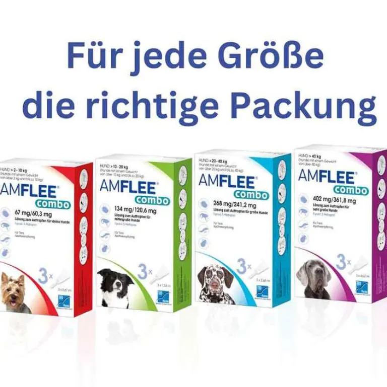 Sale combo 402/361,8 mg Lösung zum Auftropfen für Hunde über 40 kg, 3 St Flöhe, Zecken & Co.